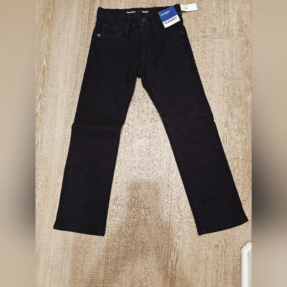Old Navy Boy 7 Dark Black Denim Pants